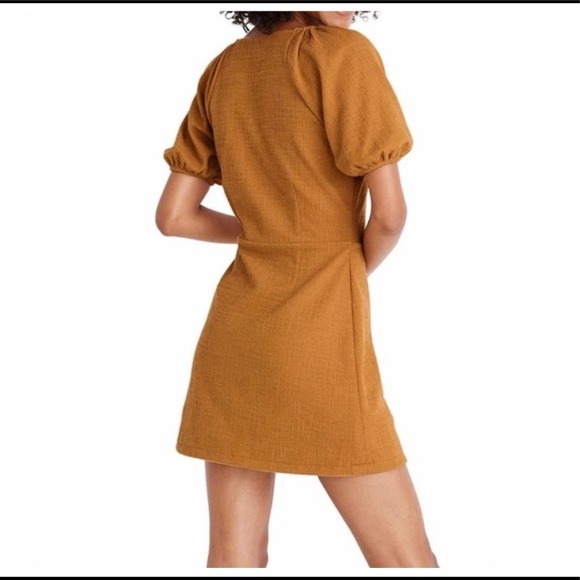 Madewell Button Down Mustard Dress - Picture 3 of 5